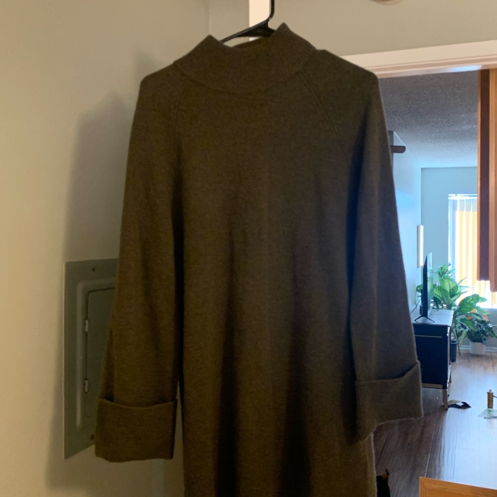 Reformation Tate Regenerative Wool Sweater Dress